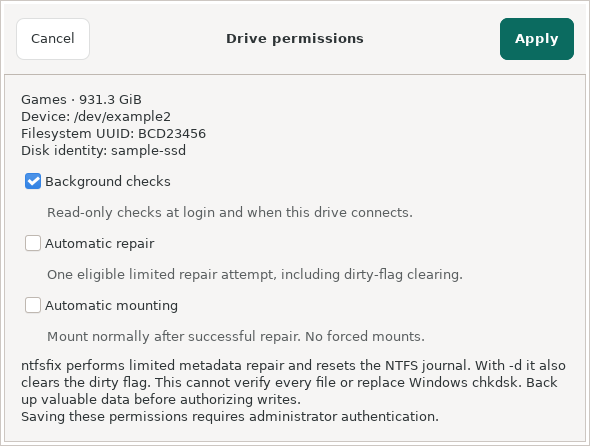 Mount Medic: Diagnose and fix Linux NTFS mount failures screenshot 2
