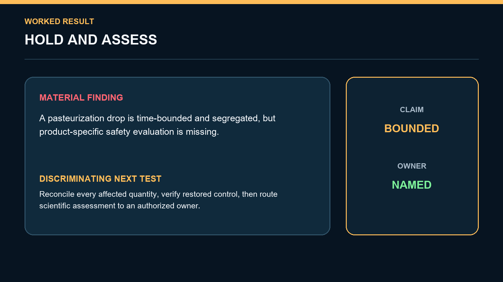 HACCP CCP Deviation Disposition screenshot 3