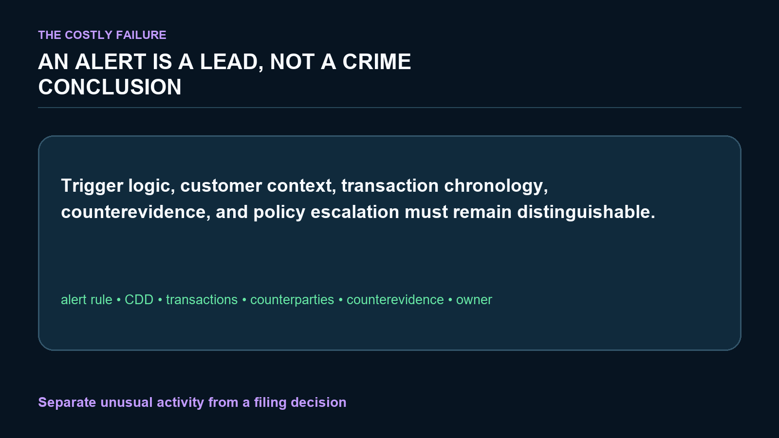 AML Alert Escalation Ledger screenshot 1