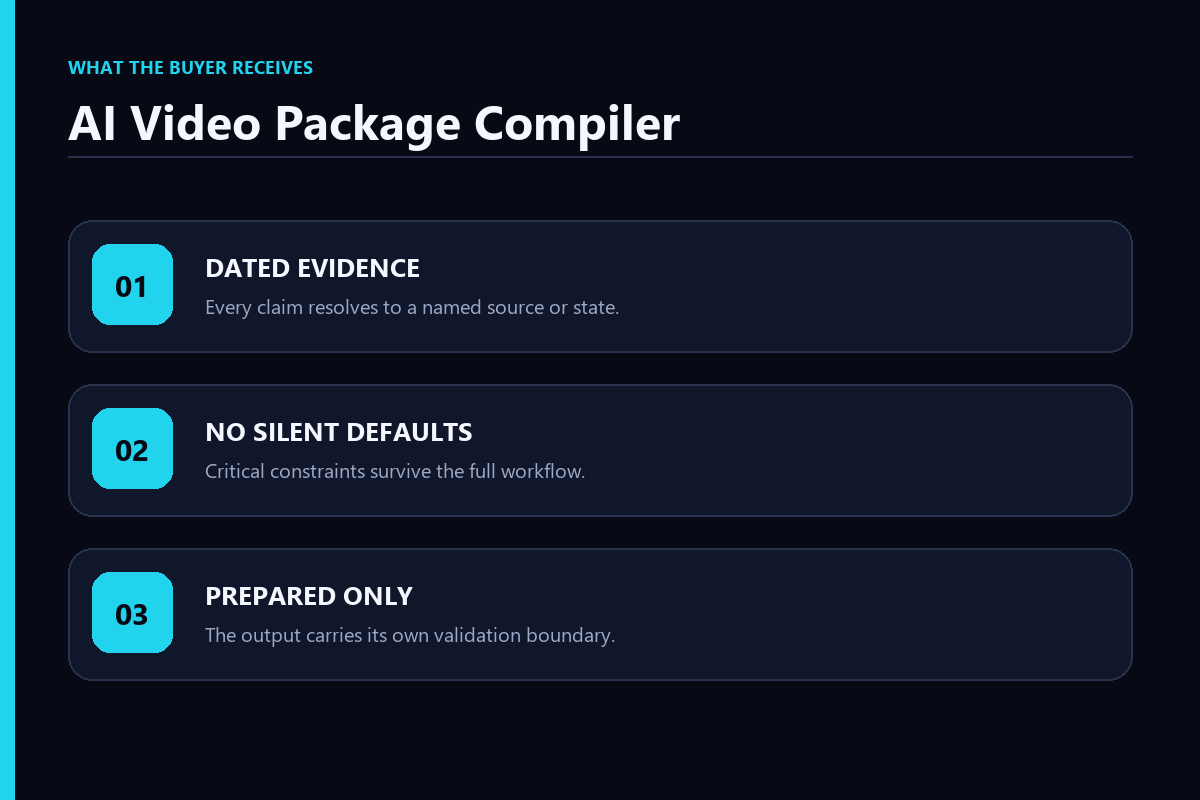 AI Video Generation Package Compiler screenshot 2