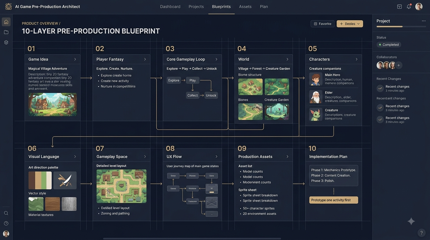 AI Game Pre-Production Architect preview