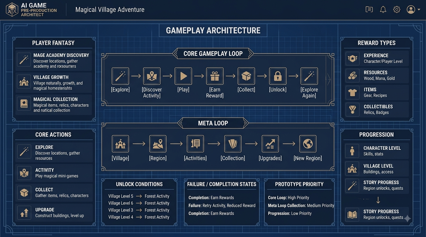 AI Game Pre-Production Architect screenshot 2