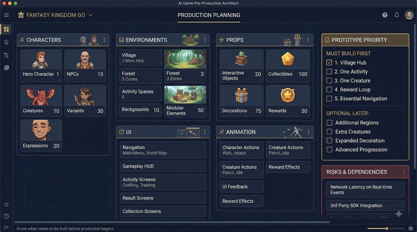 AI Game Pre-Production Architect screenshot 5