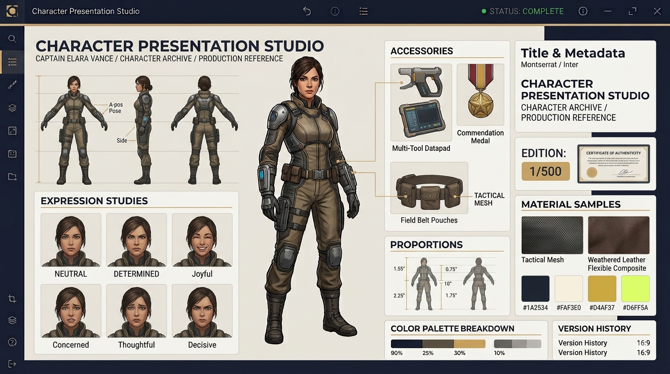 Character Presentation Studio screenshot 4