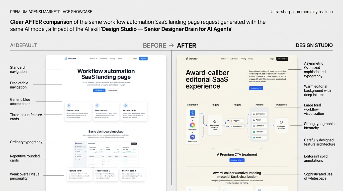 Design Studio — Senior Designer Brain for AI Agents preview