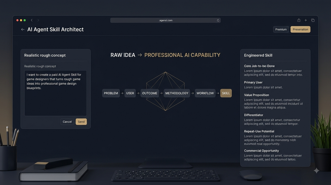 AI Agent Skill Architect preview