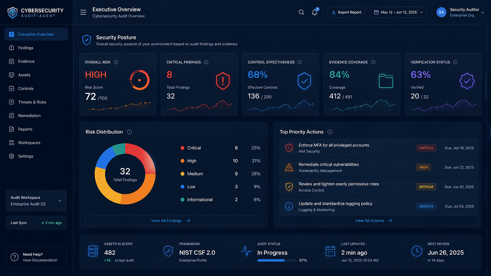 Cybersecurity Audit Agent preview