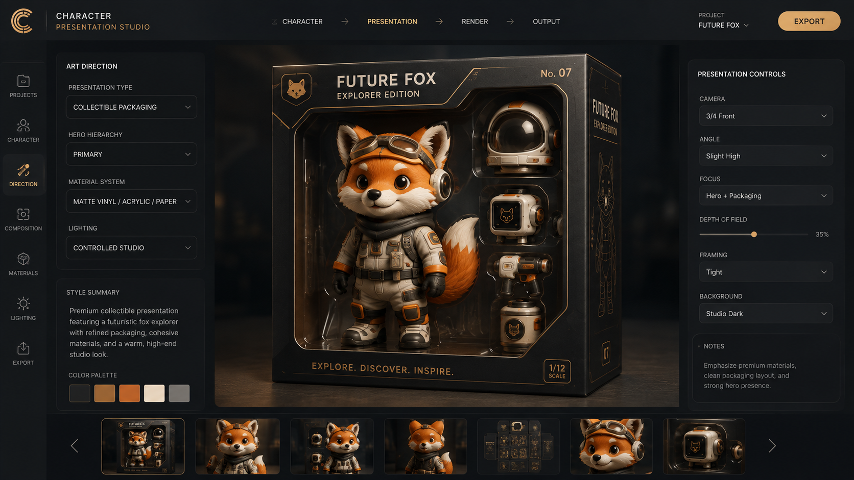 Character Visual Systems Studio screenshot 2