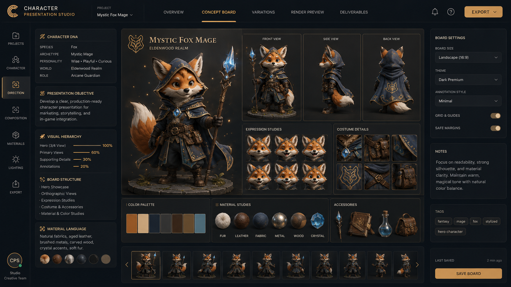Character Visual Systems Studio screenshot 3