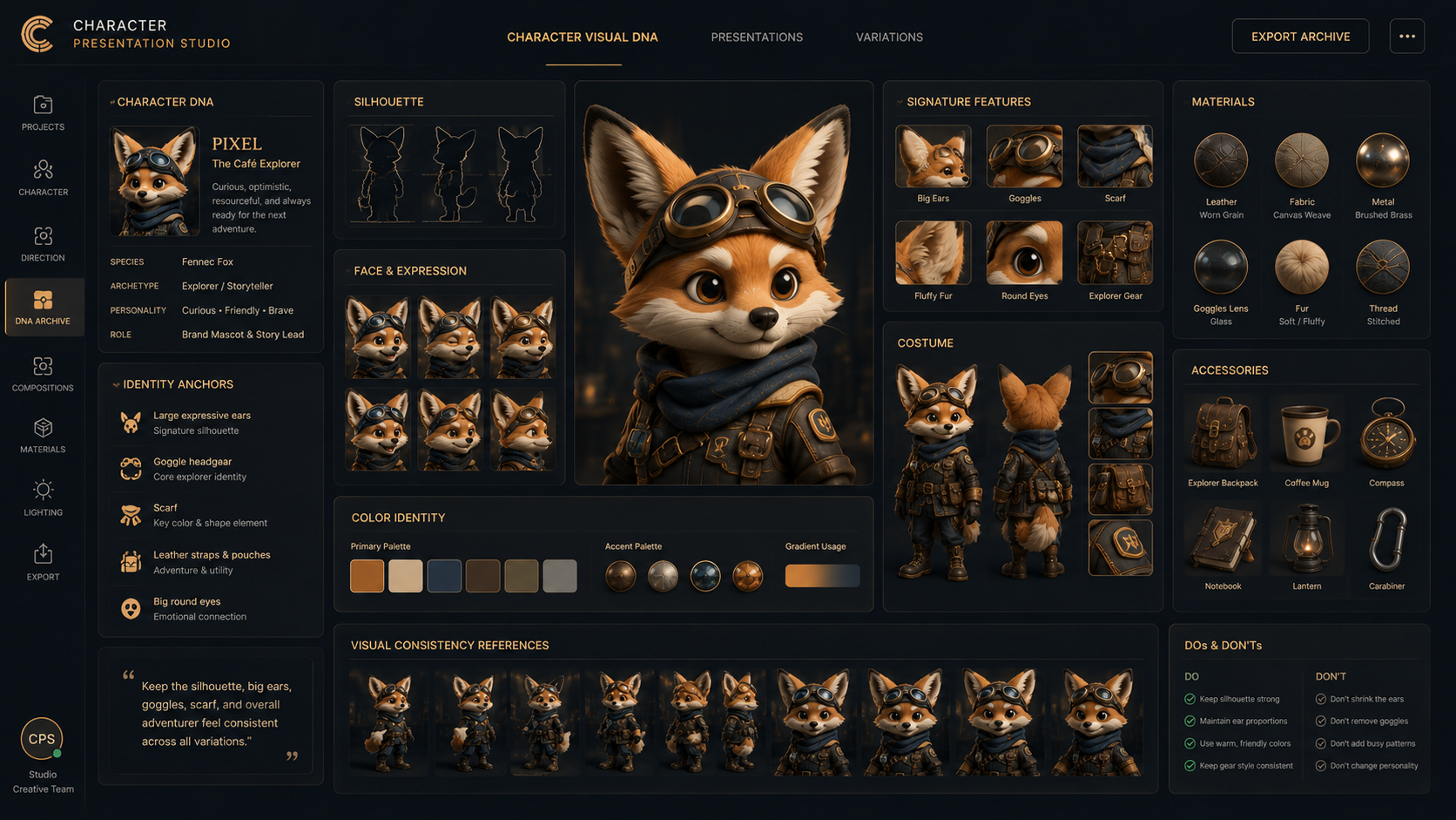 Character Visual Systems Studio screenshot 4