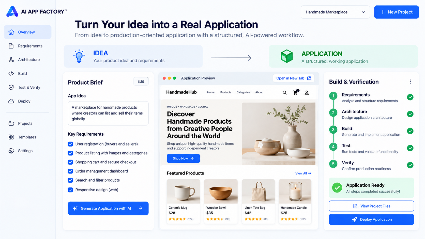 AI App Factory™ — Build, Break, Repair & Verify screenshot 2