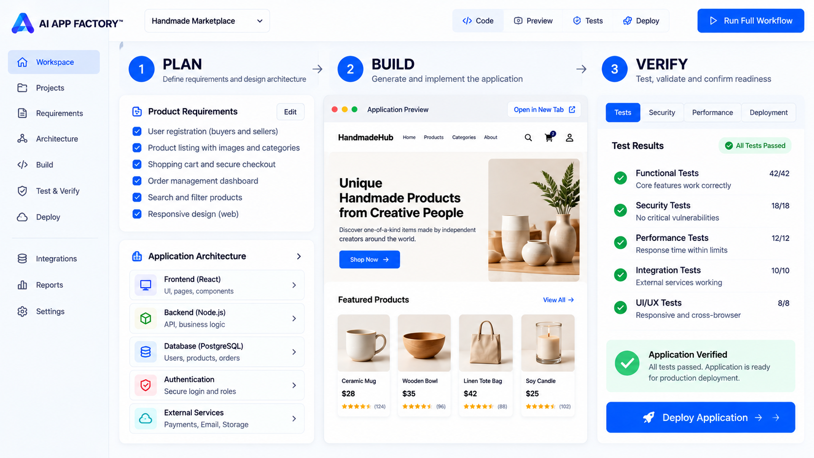 AI App Factory™ — Build, Break, Repair & Verify screenshot 5