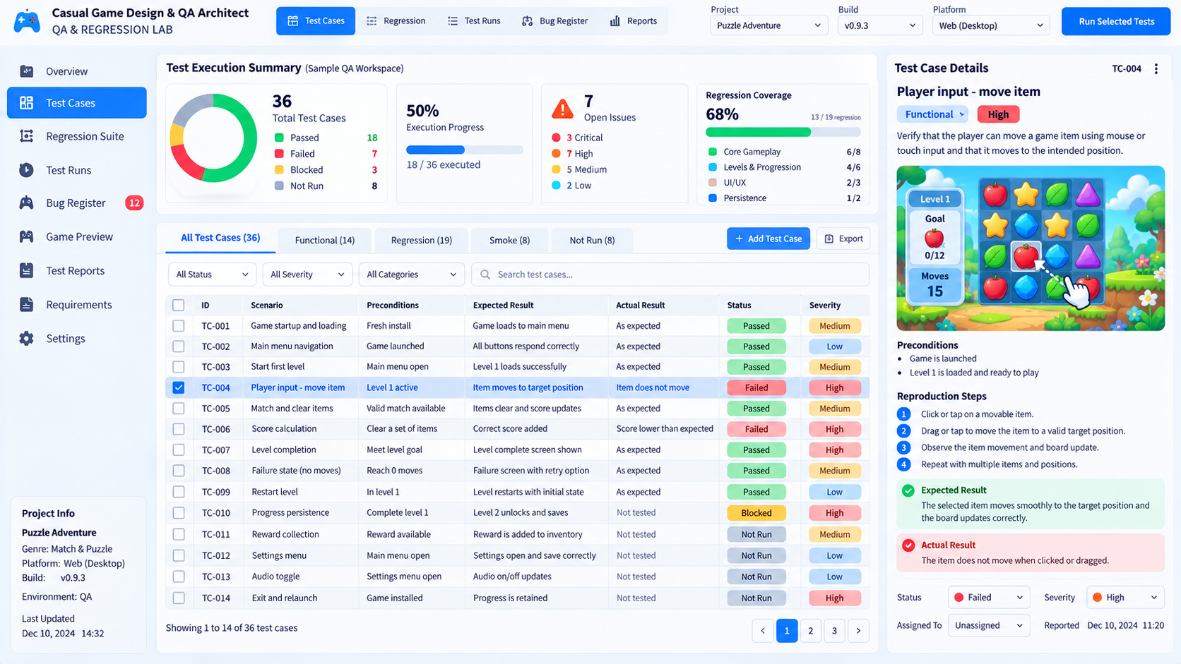 Casual Game Design & QA Architect screenshot 3