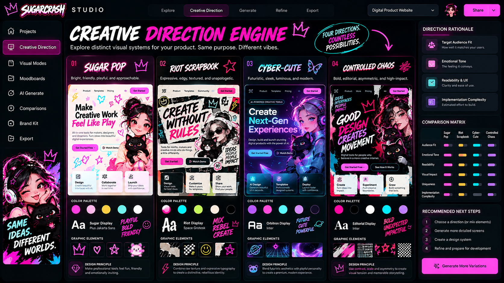 SugarCrash Studio — AI UI/UX & Frontend Design screenshot 5