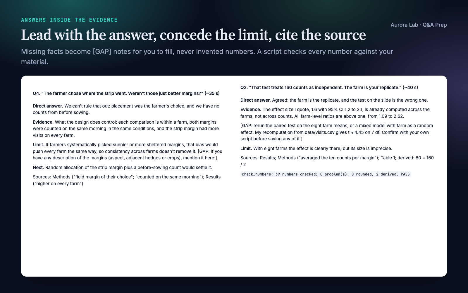 Q&A Prep: Hard Questions Answered Before They're Asked screenshot 2