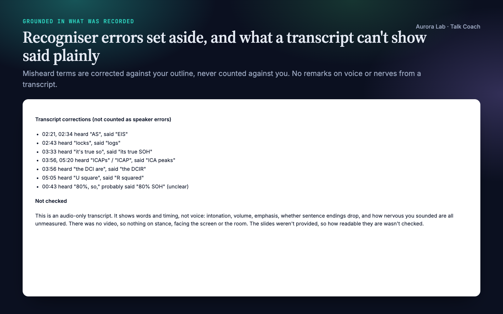 Talk Coach: A Sharper Talk After Every Rehearsal screenshot 4