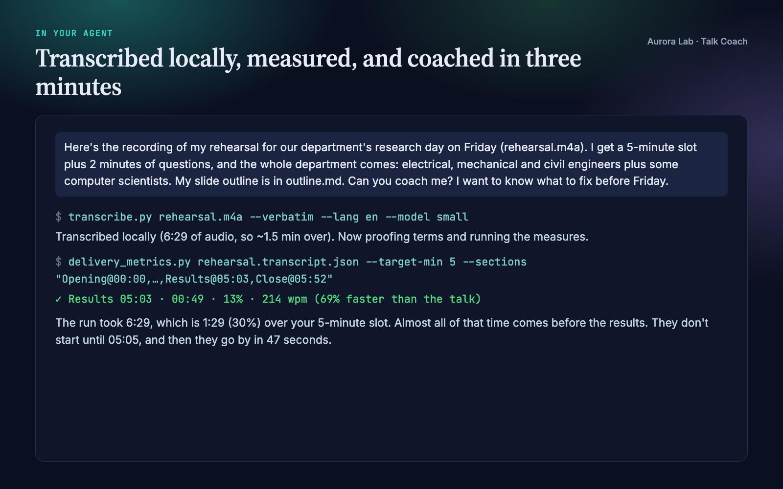 Talk Coach: A Sharper Talk After Every Rehearsal screenshot 5