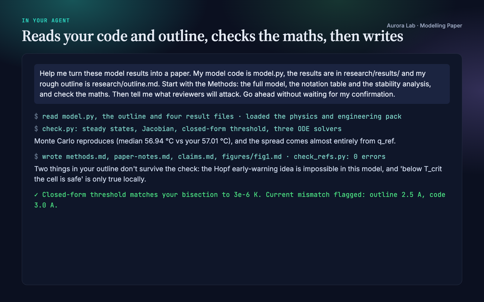 Modelling Paper: From Model Results to a Full Draft screenshot 5