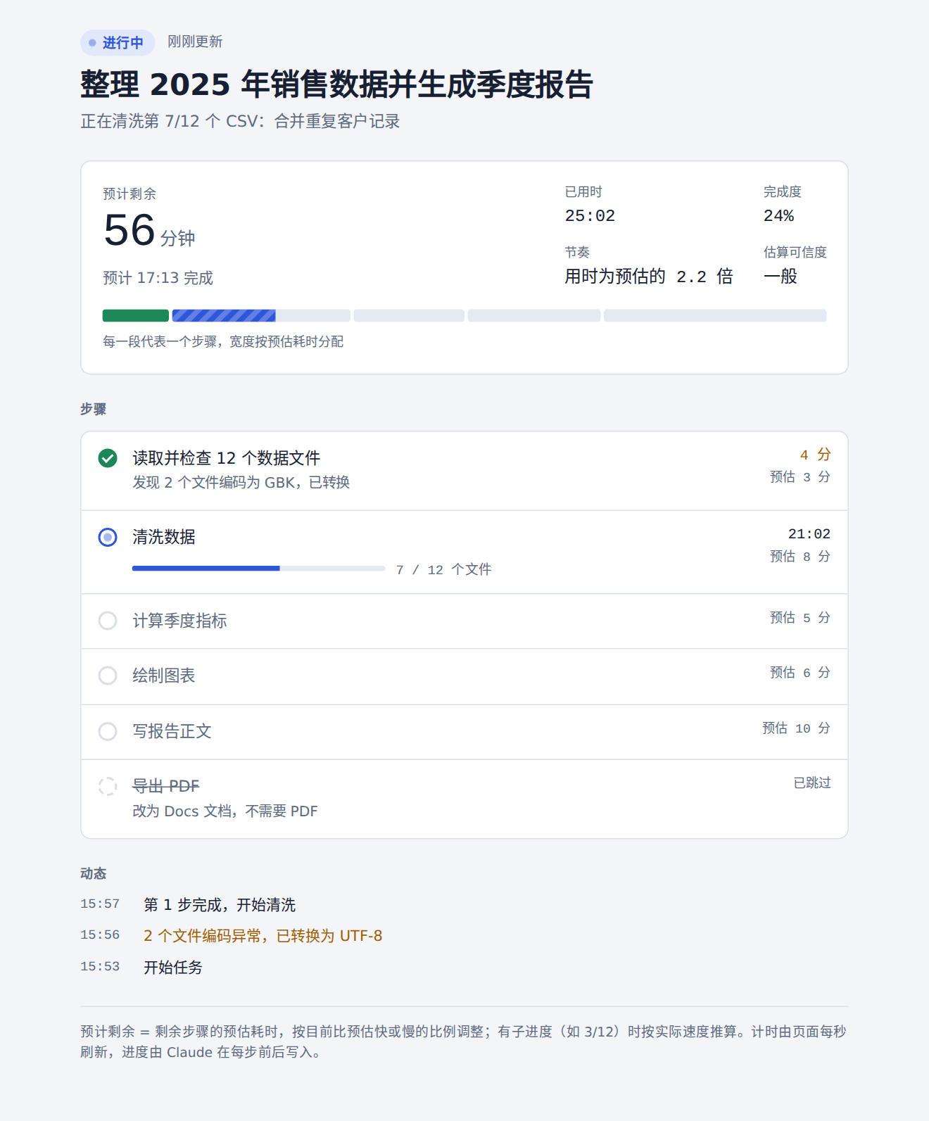 how-long: Live Progress Bar & ETA screenshot 3
