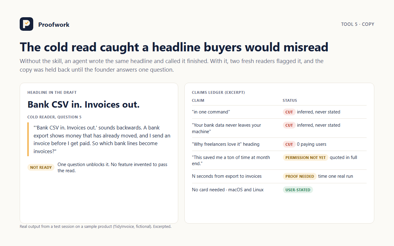 Proofwork: Verified Build, Launch & Copy (7 tools) screenshot 3