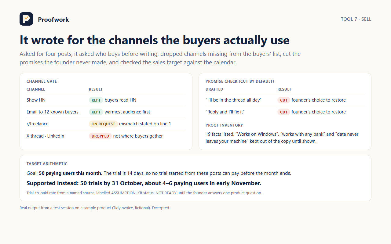 Proofwork: Verified Build, Launch & Copy (7 tools) screenshot 5