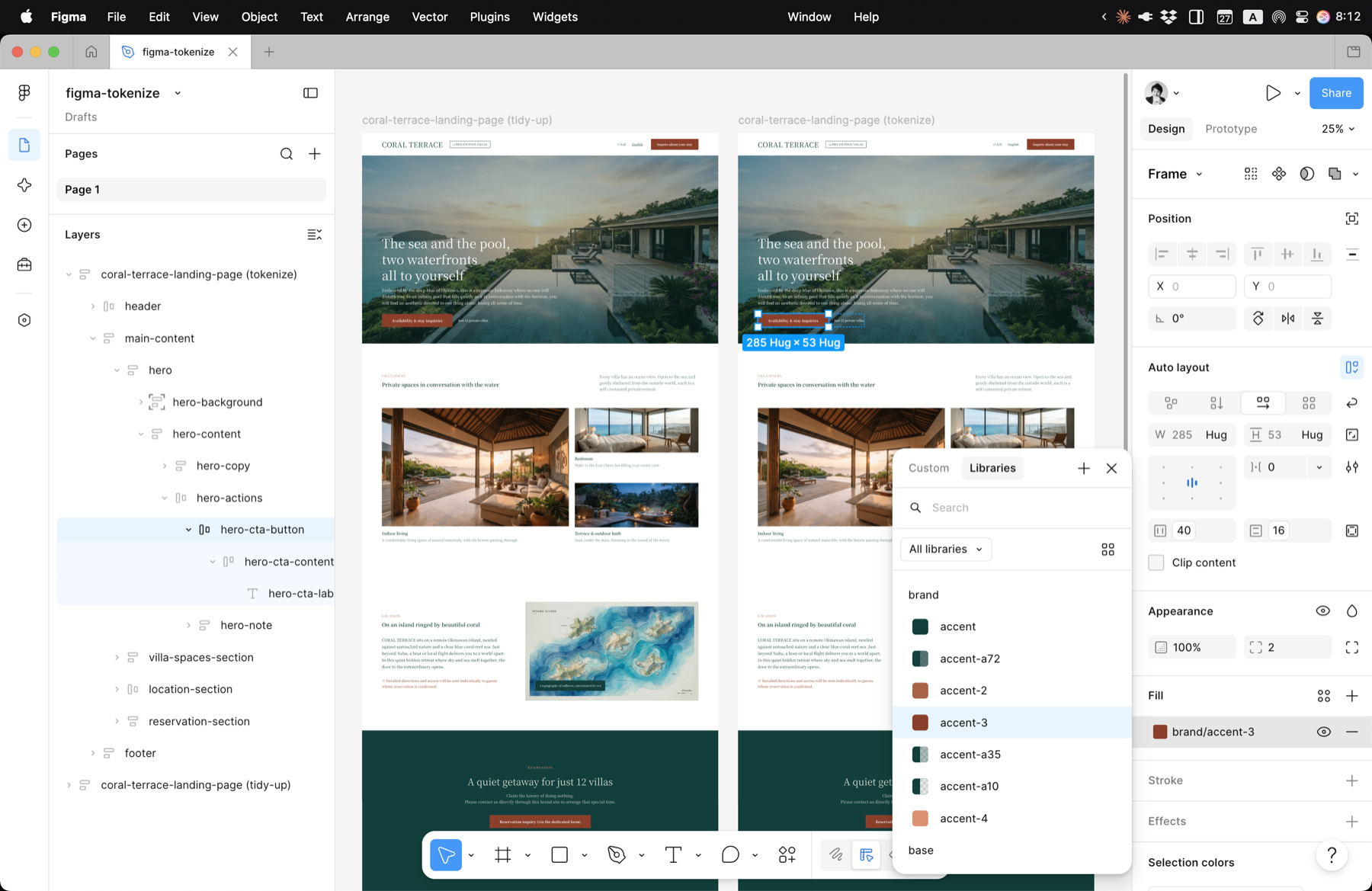 Figma Tokenize — Variables & Text Styles from a Frame screenshot 3