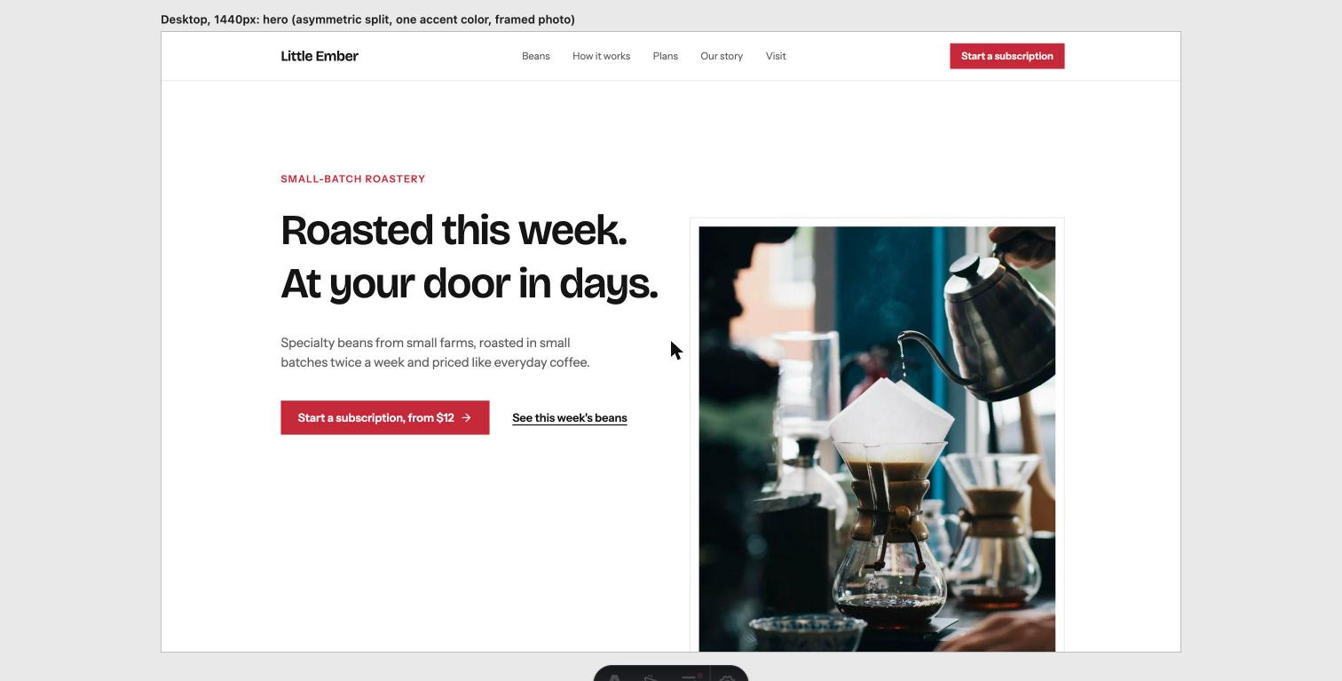 Create Mockup — UI From Scratch, Matched to Your Stack preview