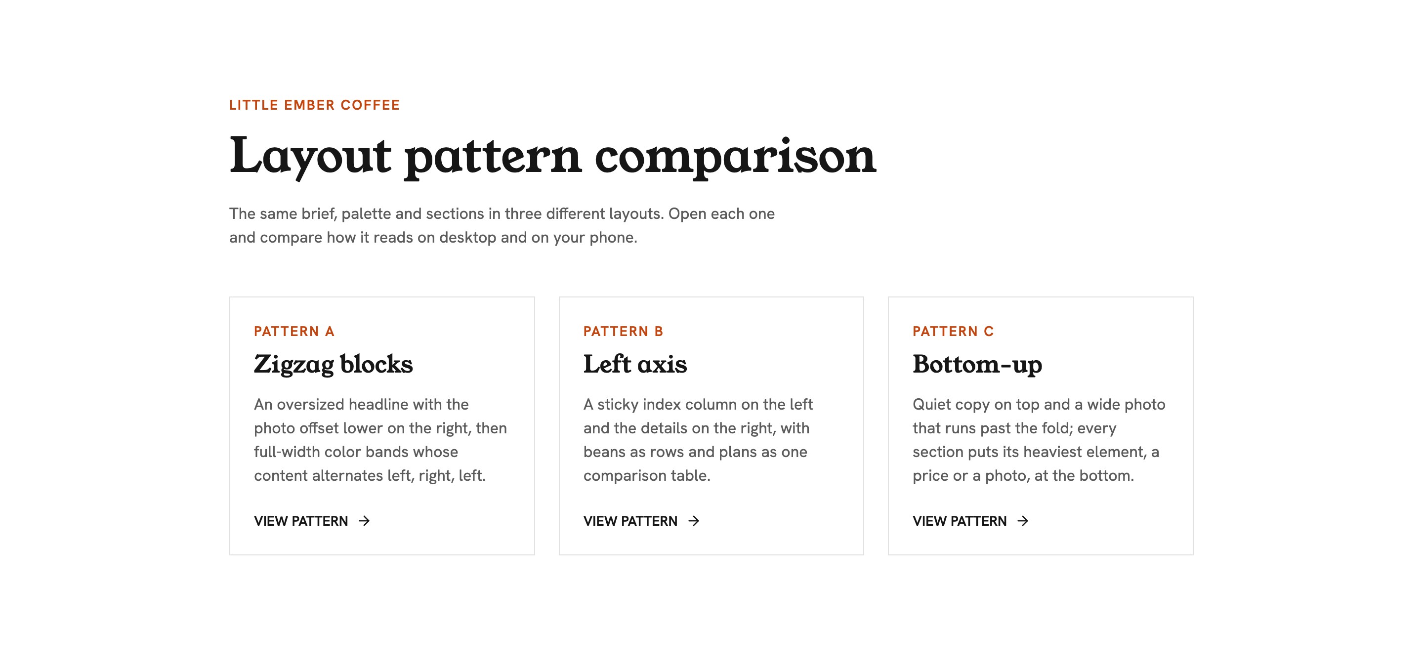 Create Multi Mockup — Compare Layout Patterns of One Page preview