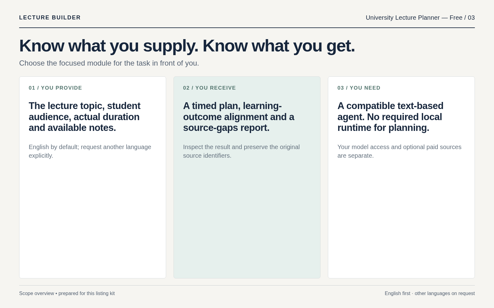 University Lecture Planner — Free screenshot 3