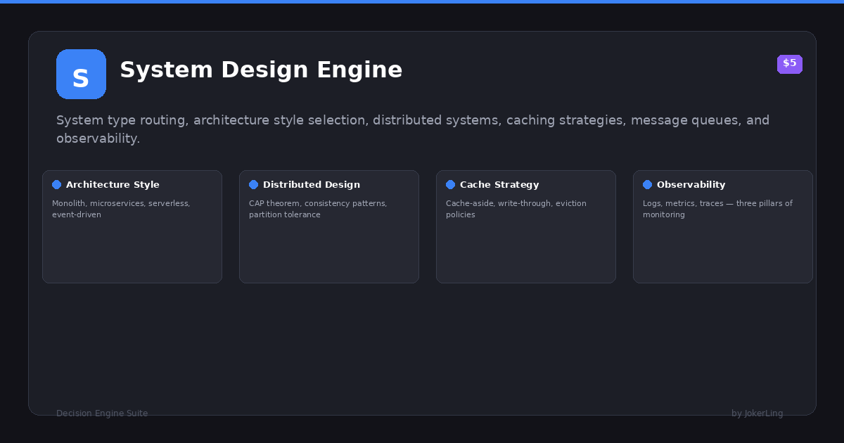 System Design Engine preview