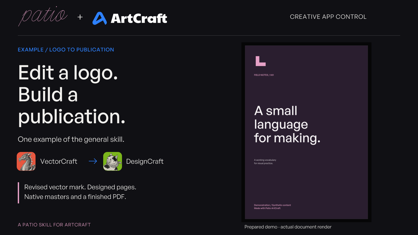Patio ArtCraft: Creative App Control screenshot 3