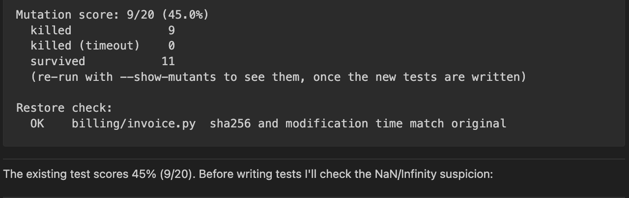 Mutation-Verified Test Generator (Jest, Vitest, pytest) screenshot 2