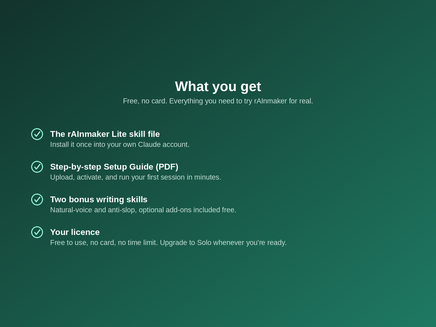 rAInmaker Lite screenshot 2