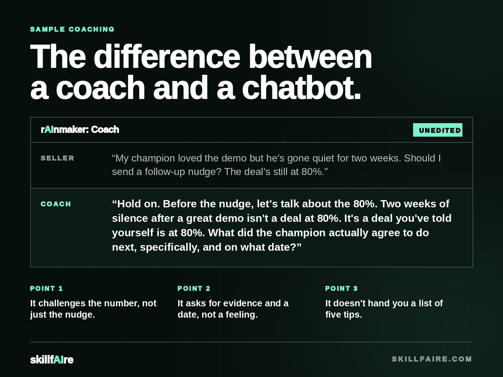 rAInmaker: Blunt B2B Sales Coach screenshot 2