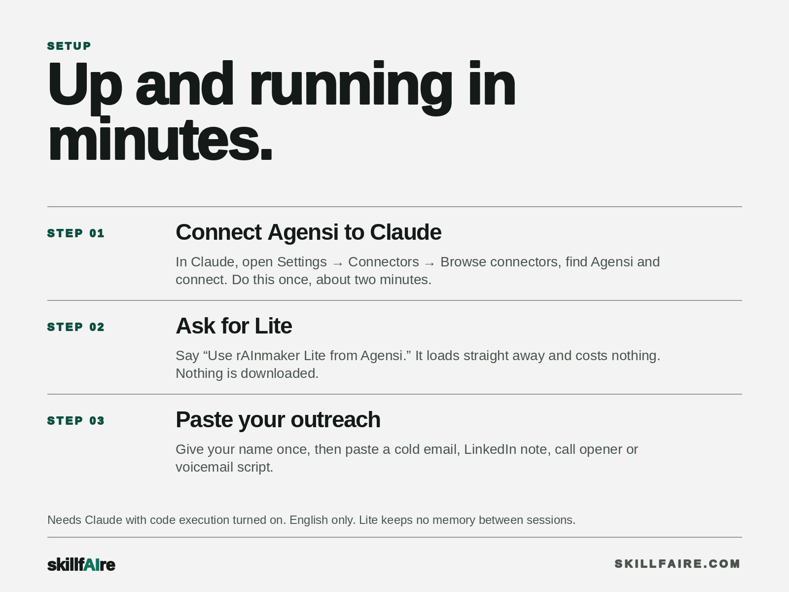 rAInmaker Lite: Blunt Cold Outreach Coach screenshot 5
