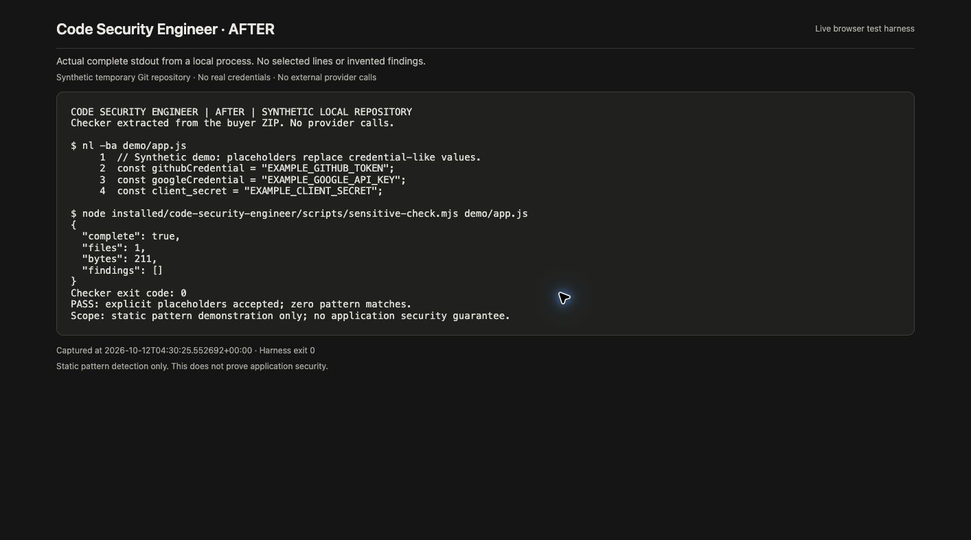 Code Security Engineer screenshot 2