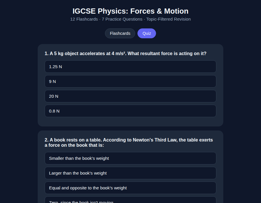 Interactive Study App Builder screenshot 3