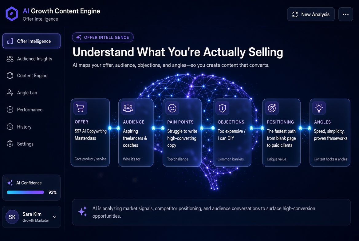 AI Growth Content Engine screenshot 2