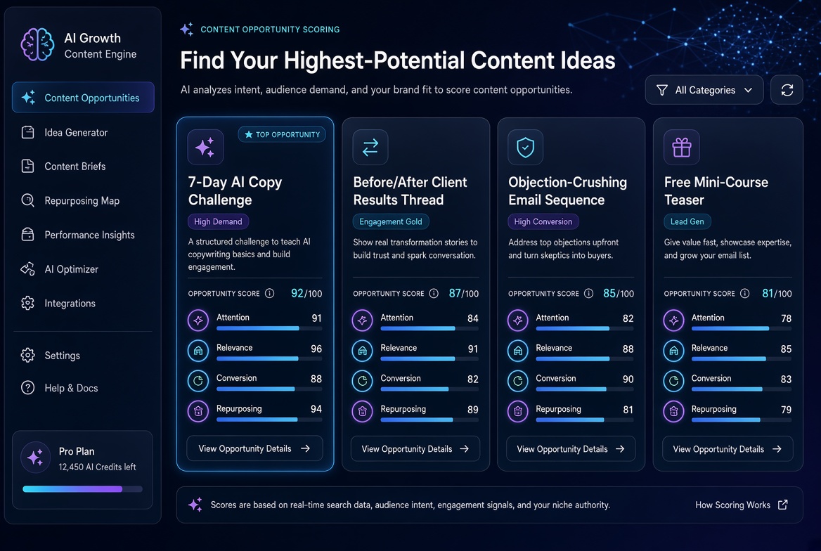 AI Growth Content Engine screenshot 3