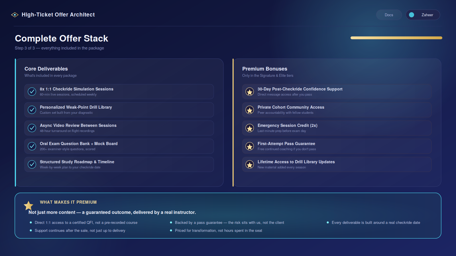 High-Ticket Offer Architect screenshot 3