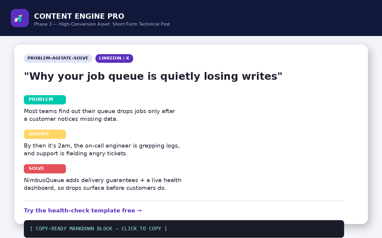 Content Engine Pro: 30-Day Growth & Copy Framework screenshot 2