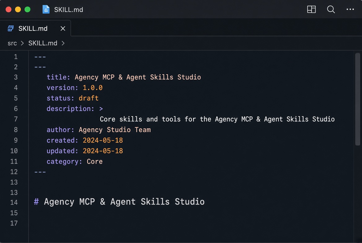 Agency MCP & Agent Skills Studio screenshot 3