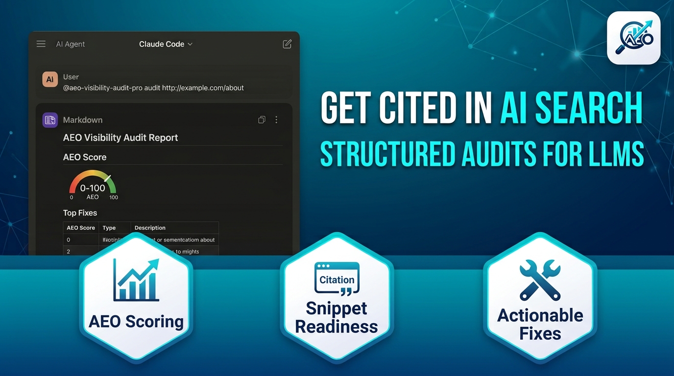 AEO Visibility Audit Pro screenshot 2