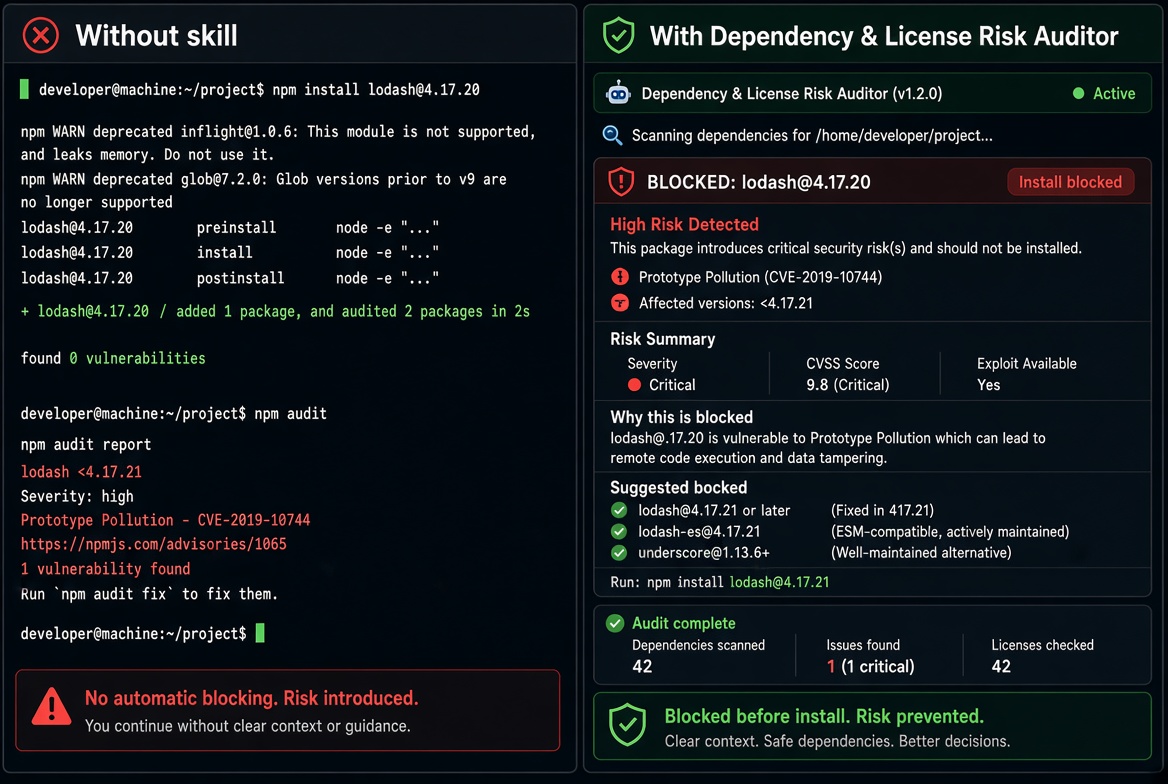 Dependency & License Risk Auditor screenshot 3