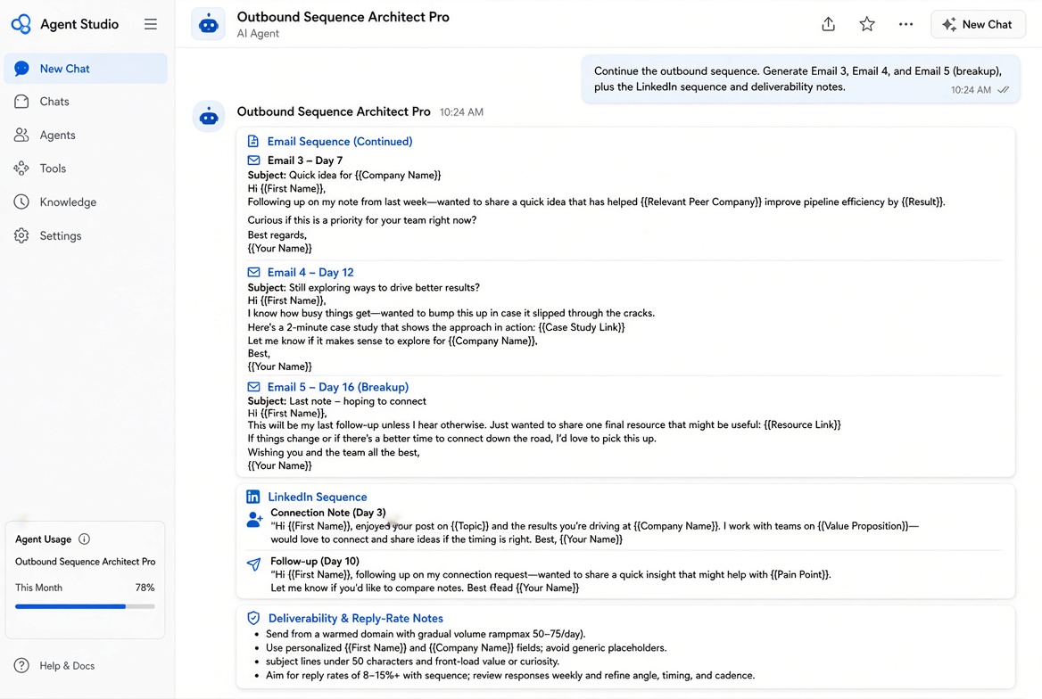 Outbound Sequence Architect Pro screenshot 2