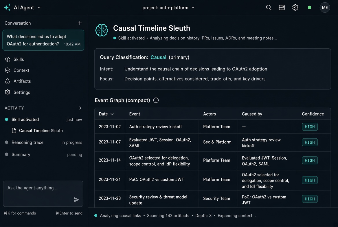 Causal Timeline Sleuth preview
