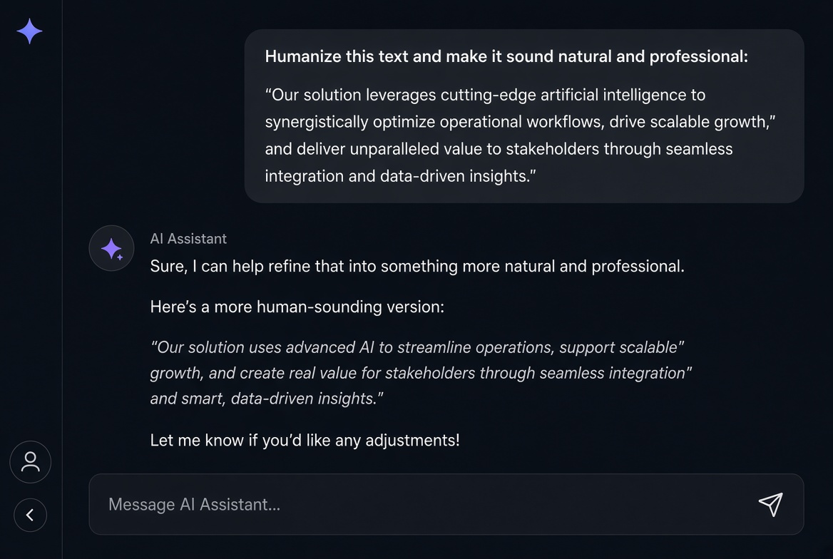Humanize Writing — Natural AI Text Rewriter preview