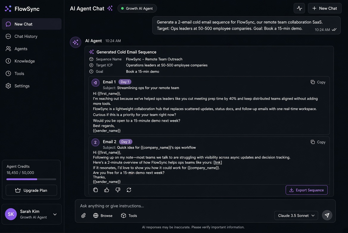 SaaS Outbound Email System preview