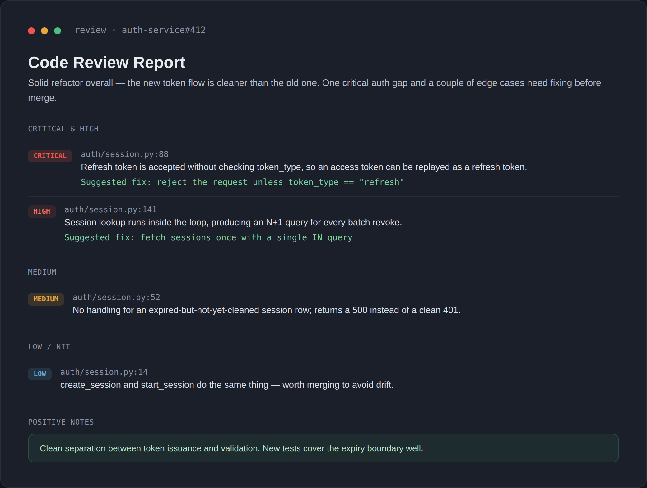 Code Review & PR Polish preview